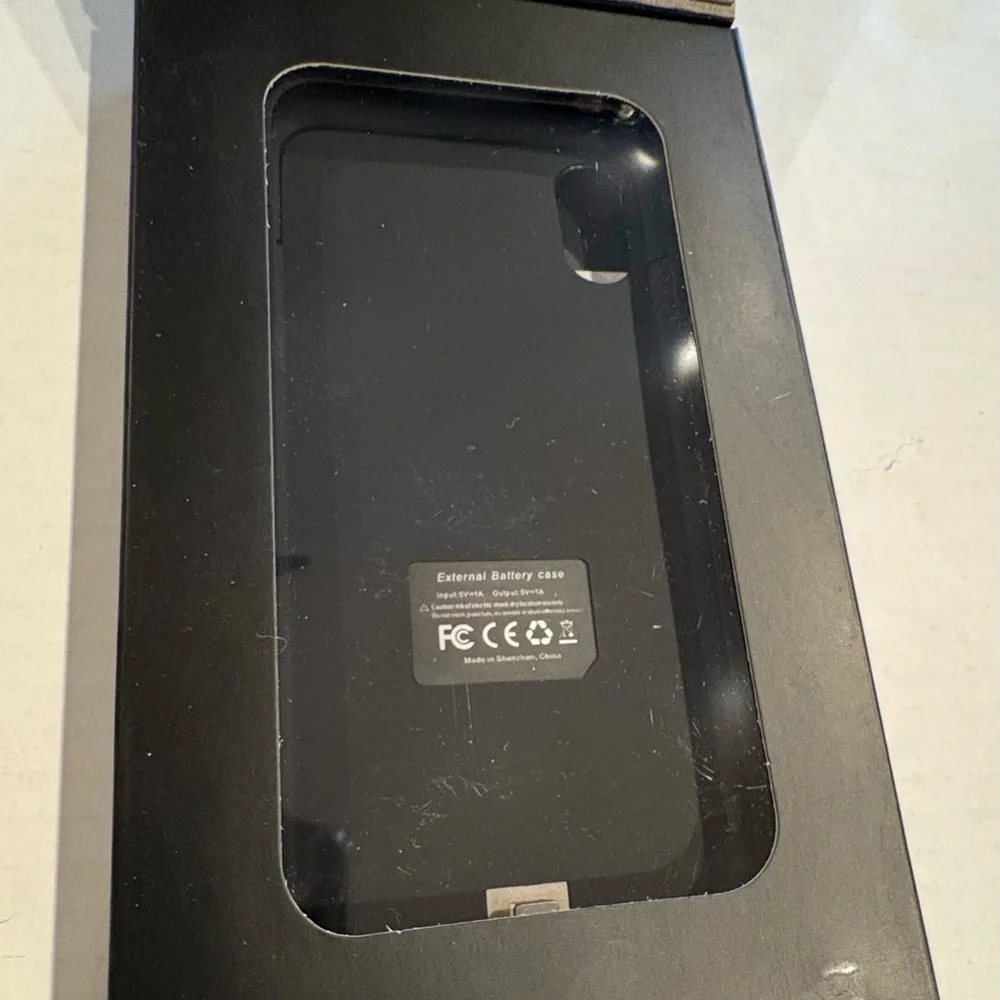 Apple iPhone X external battery case New in open box